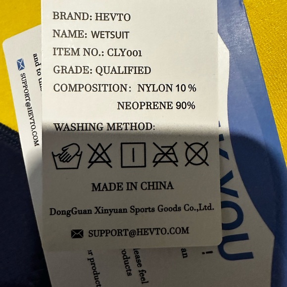 HEVTO Mens Wetsuit - Picture 11 of 11